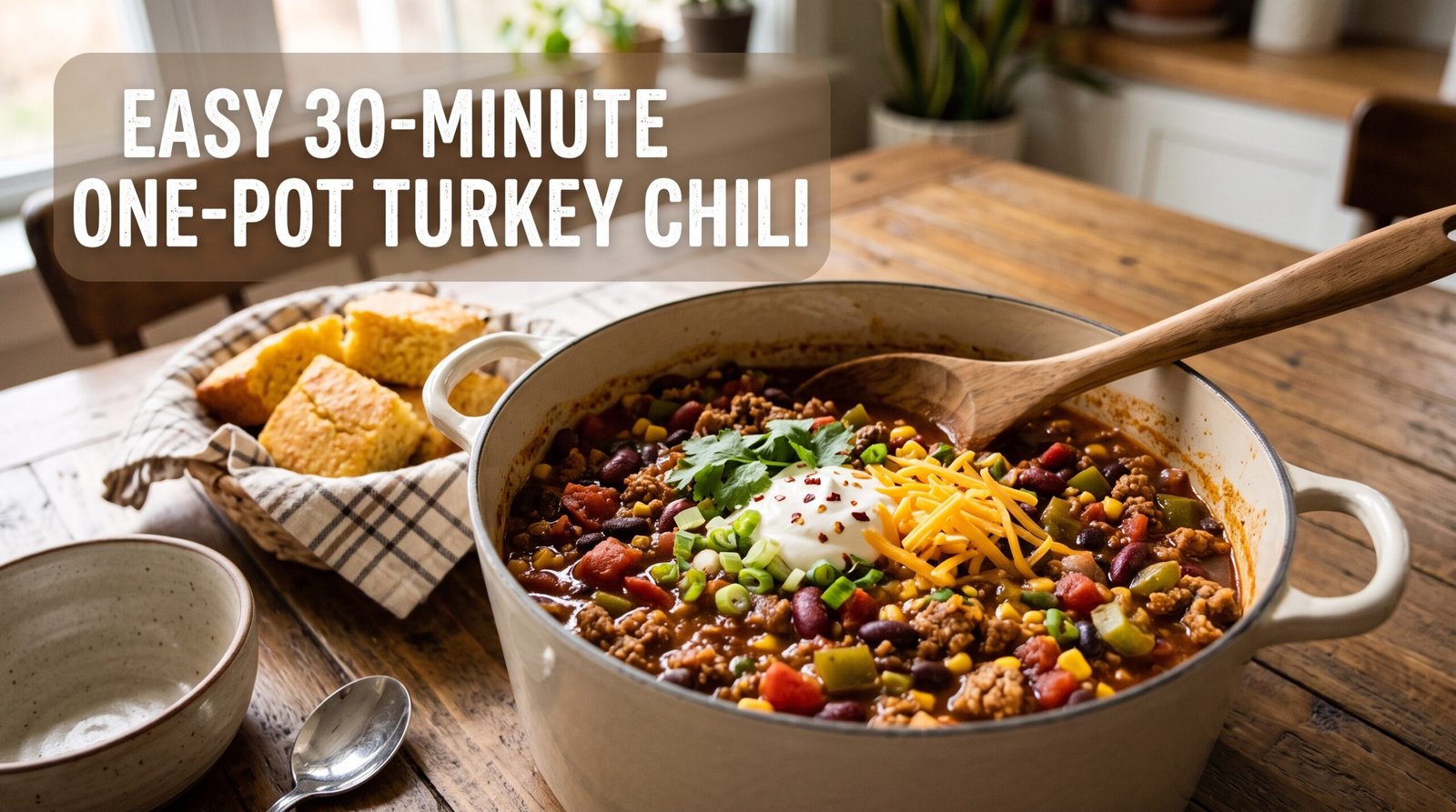 Easy 30-Minute One-Pot Turkey Chili Recipe